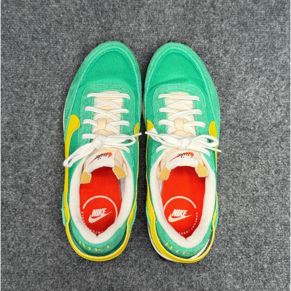 Nike Waffle Debut Vintage Shoes Mens 11 Stadium Green Opti Yellow Athletic Retro - Picture 8 of 12